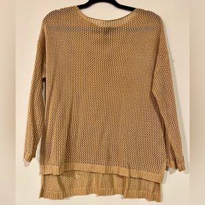 Fall tan knit sweater/shirt